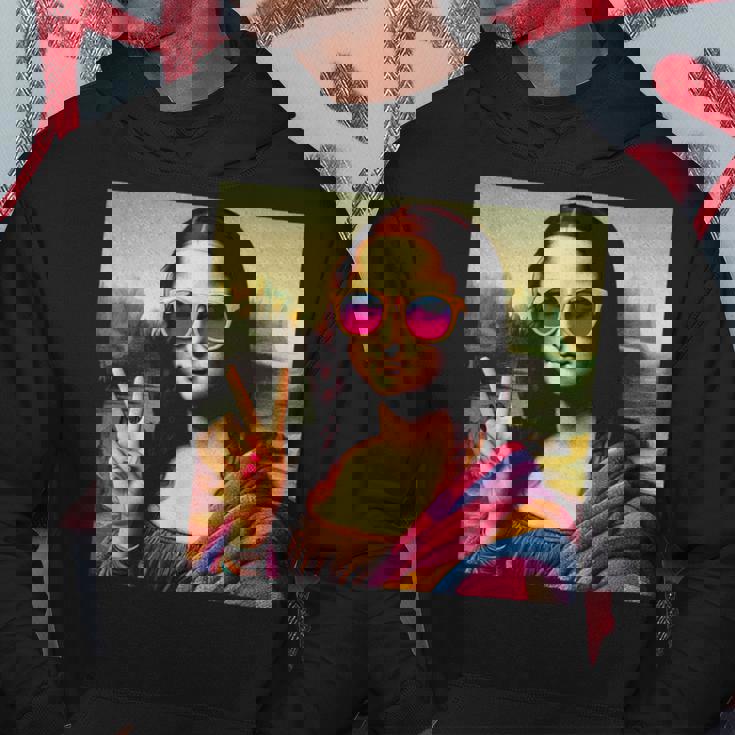 モナリザvサイン パーカー 面白い贈り物