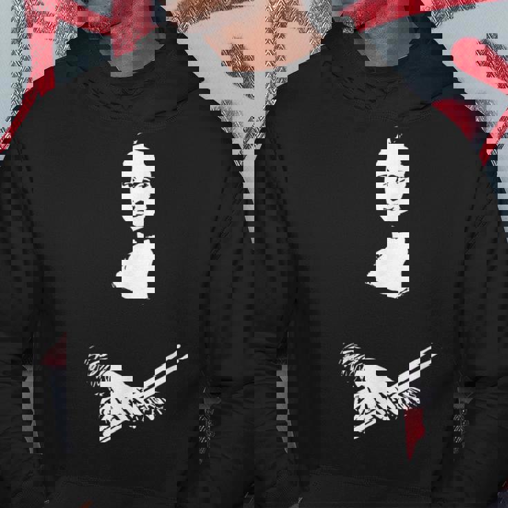 モナリザをドラムスティックで叩くドラマー パーカー 面白い贈り物