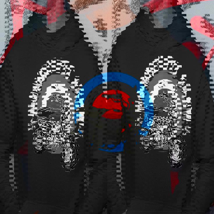 モンキーバイクピットクルーロゴ パーカー 面白い贈り物