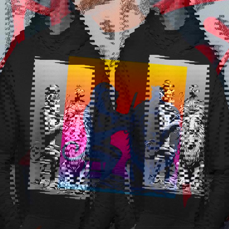 モンキー美容師 パーカー 面白い贈り物