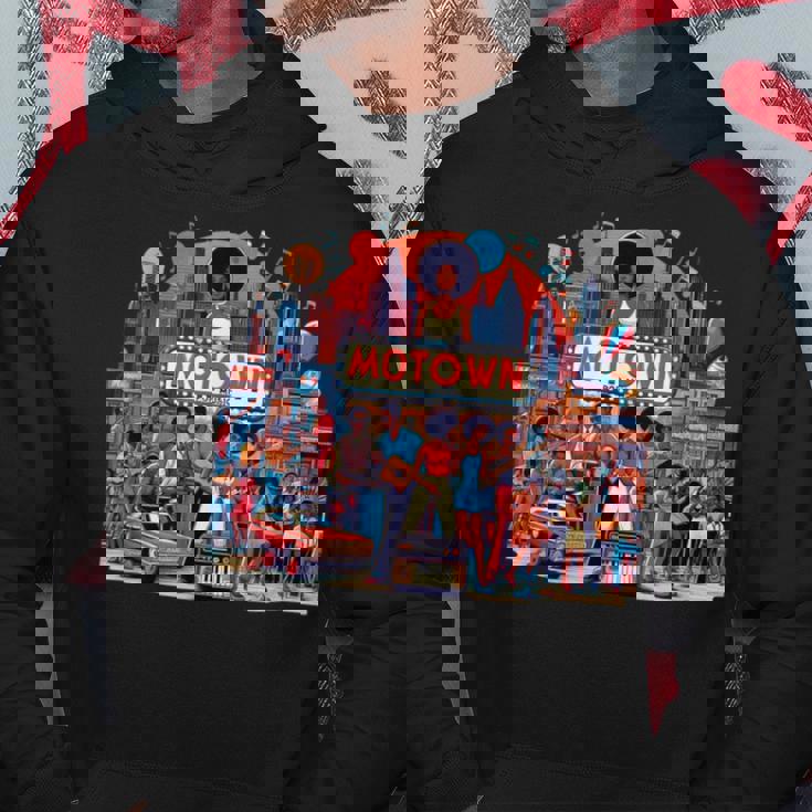 モータウン時代の懐かしい音楽デザイン パーカー 面白い贈り物