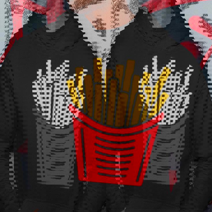 ユーモア 小さなミニマリスト シンプルなフライドポテト フライドポテト パーカー 面白い贈り物