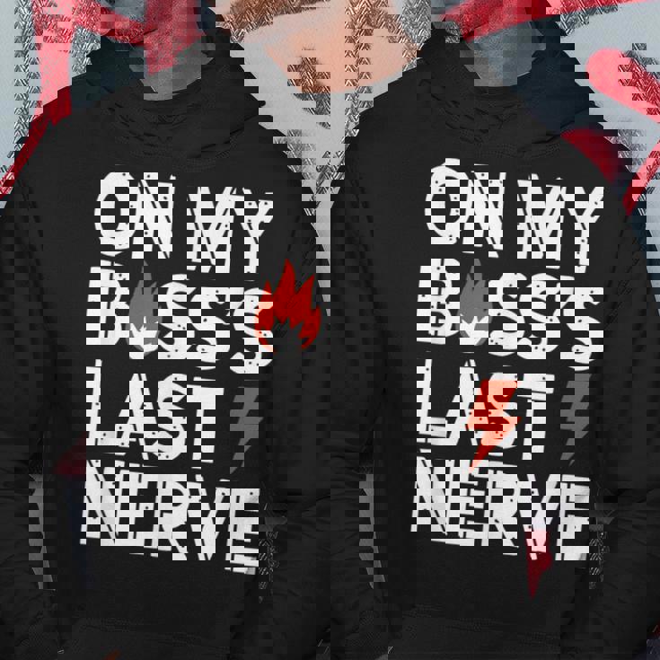 ライトニングボルトでボスの最後の神経質について パーカー 面白い贈り物