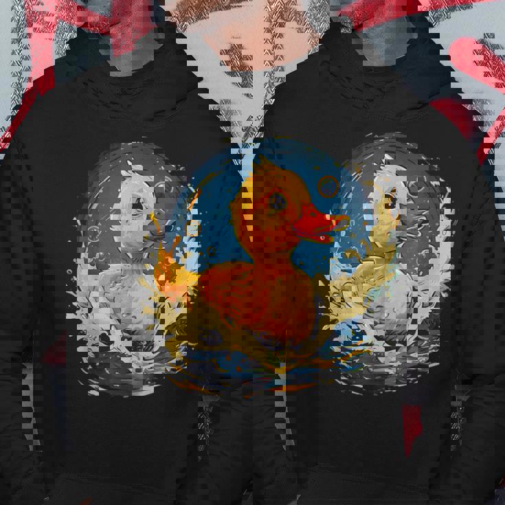 ラバーアヒル 水泳 お絵かき 水彩 ゴム ア パーカー 面白い贈り物