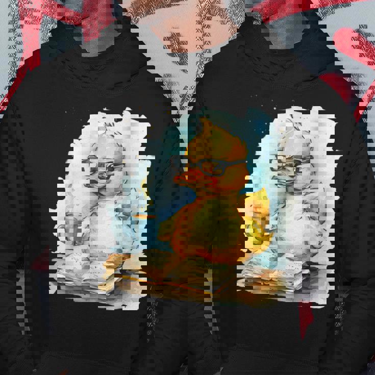 ラバーダックリーダー コーヒー愛好家 読書本 ラバーダッキー パーカー 面白い贈り物