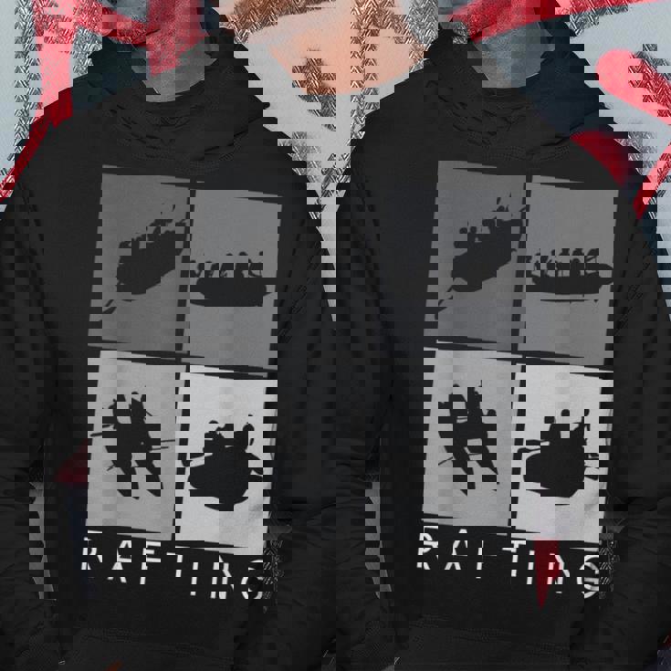 ラフティング シルエット 川 ラフト アウトドア ラフティング スポーツ パーカー 面白い贈り物