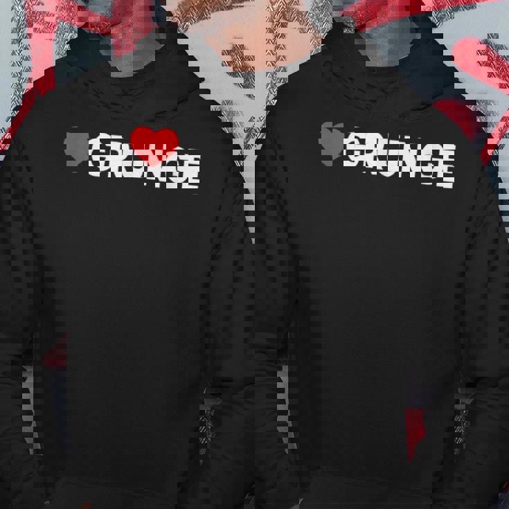 ラブグランジ-ハート パーカー 面白い贈り物