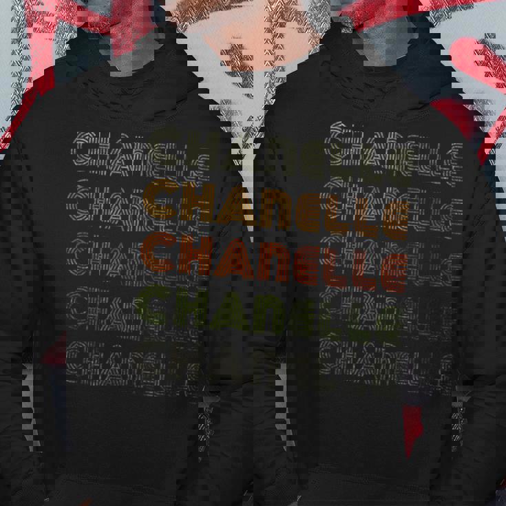 ラブハート シャネル グランジヴィンテージスタイル ブラック シャネル パーカー 面白い贈り物