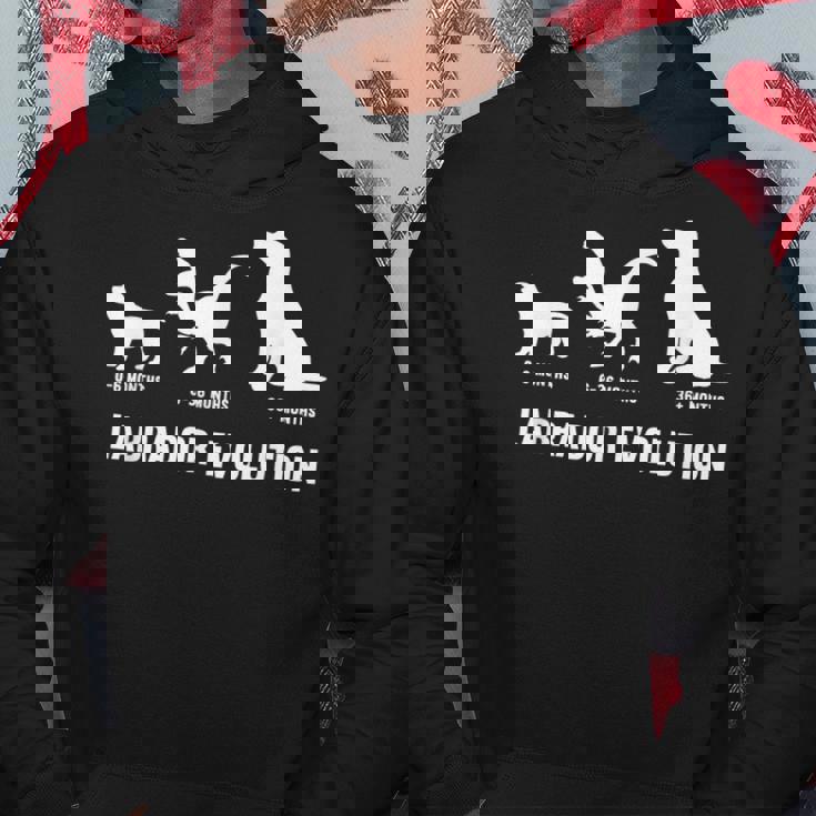 ラブラドールレトリバー エボリューションデザイン ラブラドールオーナー向け パーカー 面白い贈り物