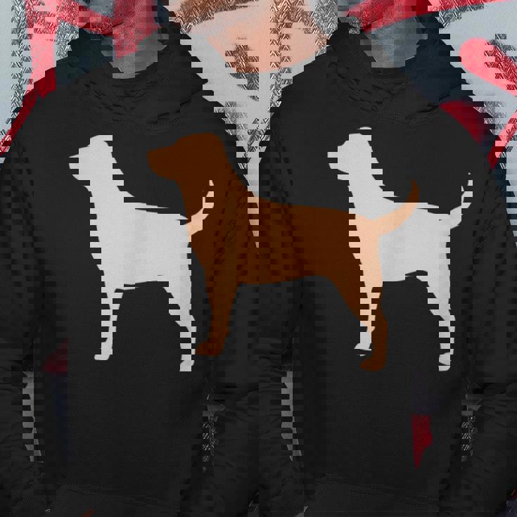 ラブラドールレトリバー 犬のシルエット パーカー 面白い贈り物