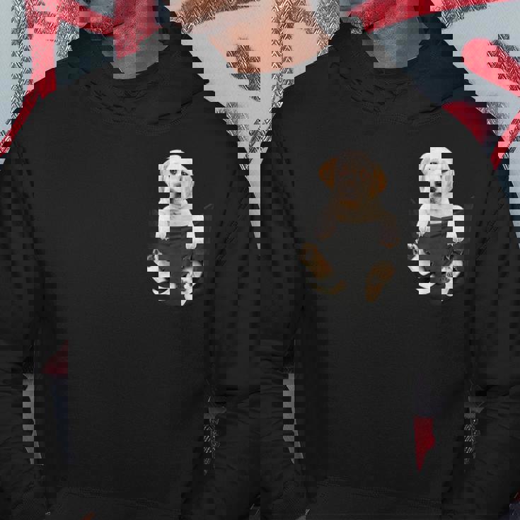 ラブラドール愛好家のためのポケットに入った面白いラブラドールレトリーバー パーカー 面白い贈り物