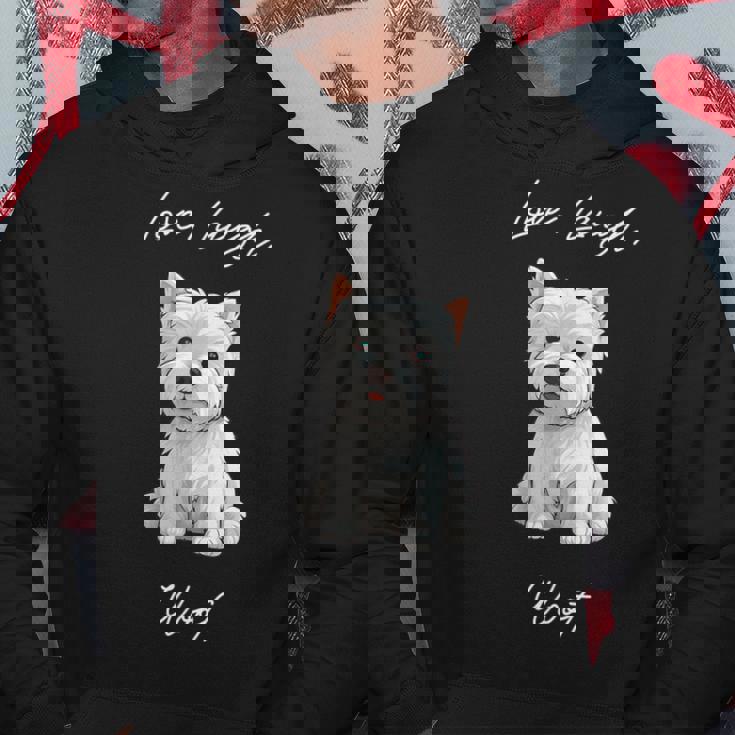 ラブ・ラフ・ウーフ-ウェスティ-ウエスト・ハイランド・テリア パーカー 面白い贈り物