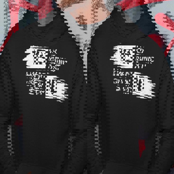 ランニング愛好家 ユーモア スローガン ランナー用 パーカー 面白い贈り物