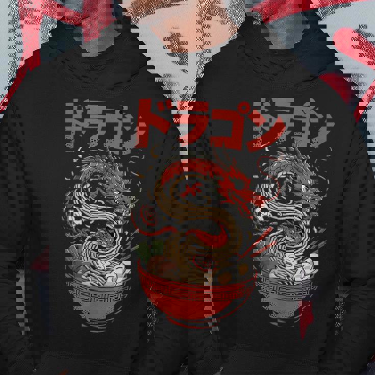 ラーメン ドラゴン アジアンスタイル ポップカルチャー 03 パーカー 面白い贈り物