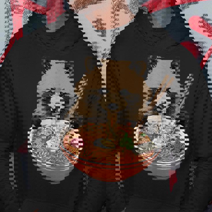 ラーメンたぬき タヌキ おもしろ ユニーク 動物 アニマル 狸 漢字 麺 グラフィック イラスト アニメ パーカー 面白い贈り物