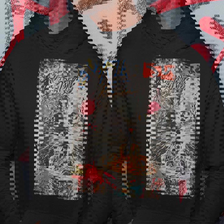 ラーメンヌードル 猫 ヴィンテージ 日本 Hip Hopヒップホップ かわいい オタク レトロ 猫 マンガ アニメ パーカー 面白い贈り物