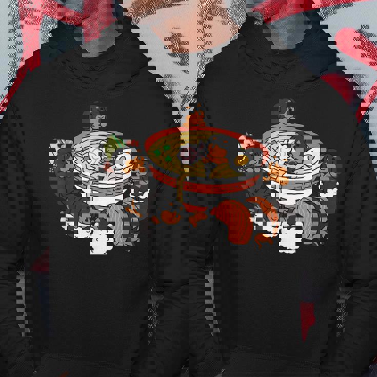 ラーメン寿司ダックスフント犬 パーカー 面白い贈り物