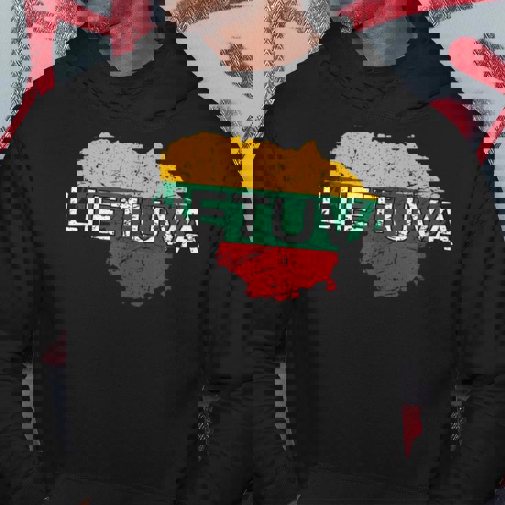 リトアニア国旗 Lietuva アンティーク調 メンズ レディース キッズ パーカー 面白い贈り物