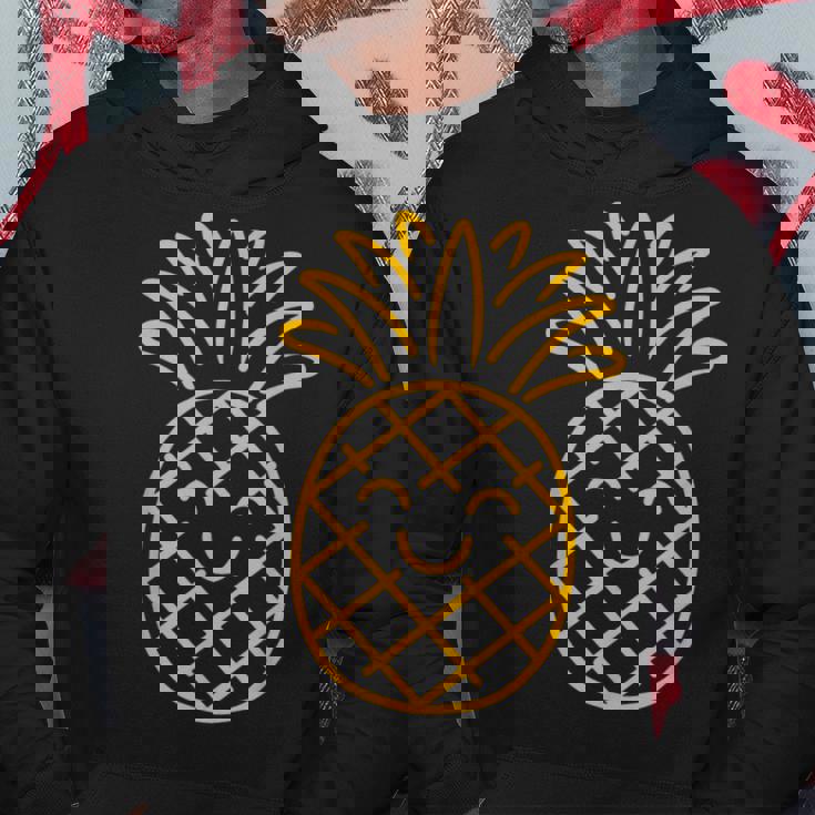 リトル パイナップル フルーツ 面白くてかわいいミニマリストのシンプルなパイナップル パーカー 面白い贈り物