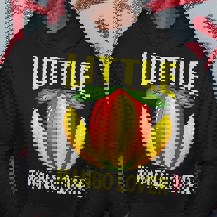 リトル・マンゴー・ラヴァー・アイ・マンゴー パーカー 面白い贈り物