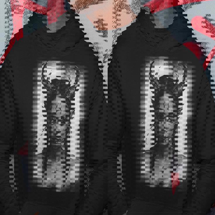 リリス ゴシック サンタ ムエルテ 神々 ダーク神話 パーカー 面白い贈り物