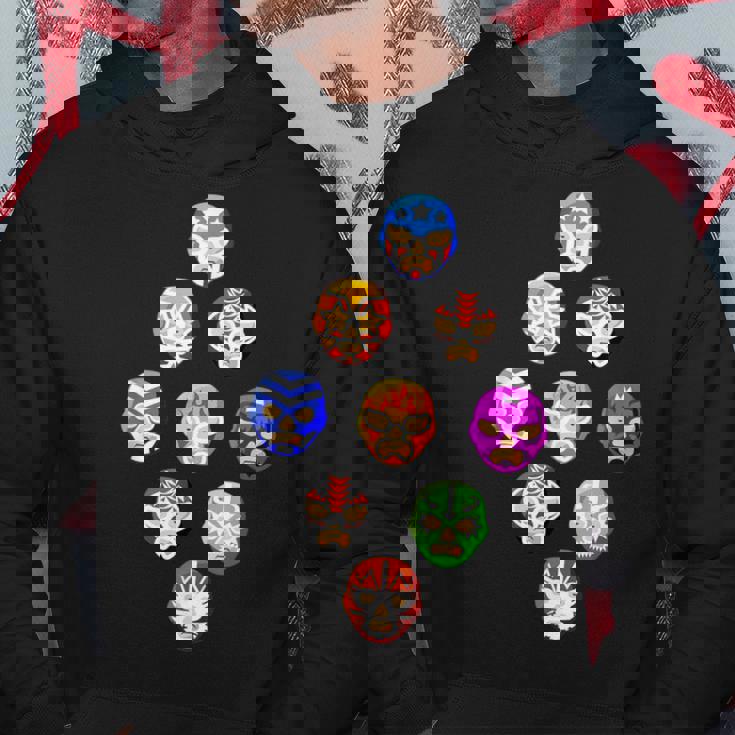 ルチャリブレまたはメキシカンレスリング マスクまたはルチャドール パーカー 面白い贈り物