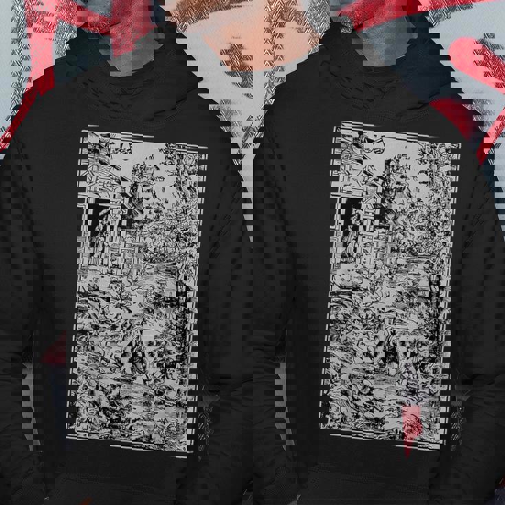 ルーカス・クラナッハによる人狼の攻撃 ゴシック グランジー オカルトアート パーカー 面白い贈り物