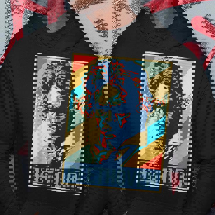 ルートヴィヒ・ヴァン・ベートーヴェン ポスター ミュージシャン 作曲家 パーカー 面白い贈り物