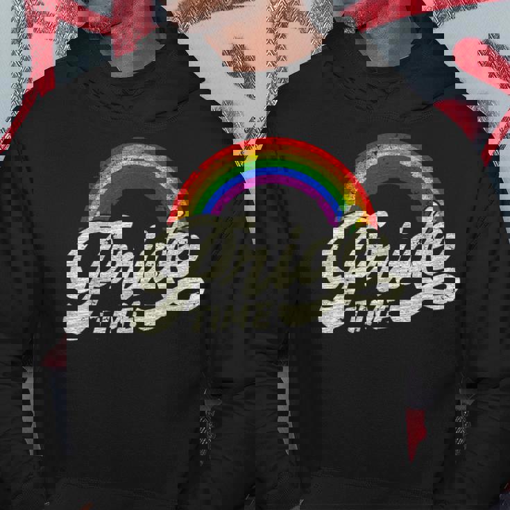 レインボー、プライドタイム、Lgbt パーカー 面白い贈り物