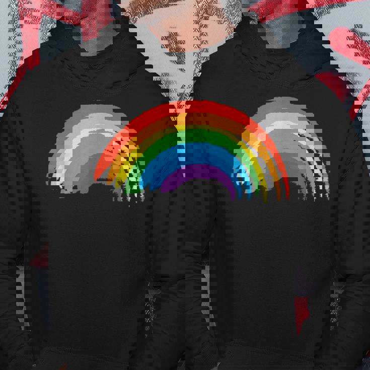 レインボーデザイン レインボー パーカー 面白い贈り物