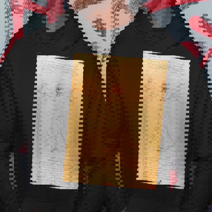 レオナルド・ダ・ヴィンチのウィトルウィウス人 パーカー 面白い贈り物