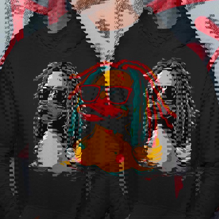 レゲエ ラバー アヒル ゴム アヒルの子 ジャマイカ ジャマイカ ルーツ パーカー 面白い贈り物