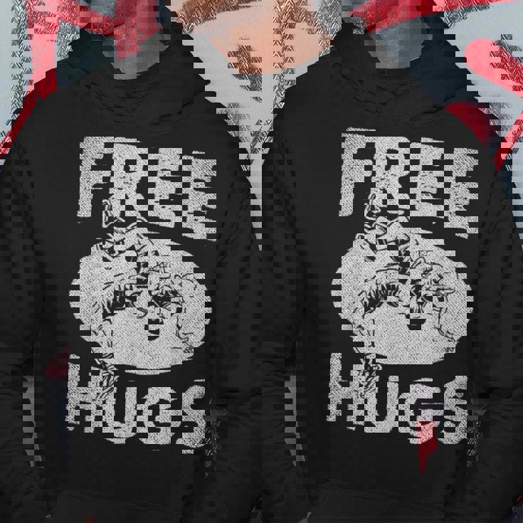 レスリングシャツ 面白いフリーハグレスリング パーカー 面白い贈り物