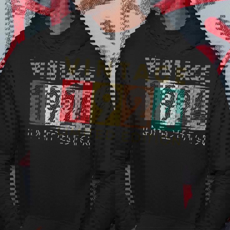 レトロ 99歳 ヴィンテージ 1924 限定版 99歳の誕生日 パーカー 面白い贈り物