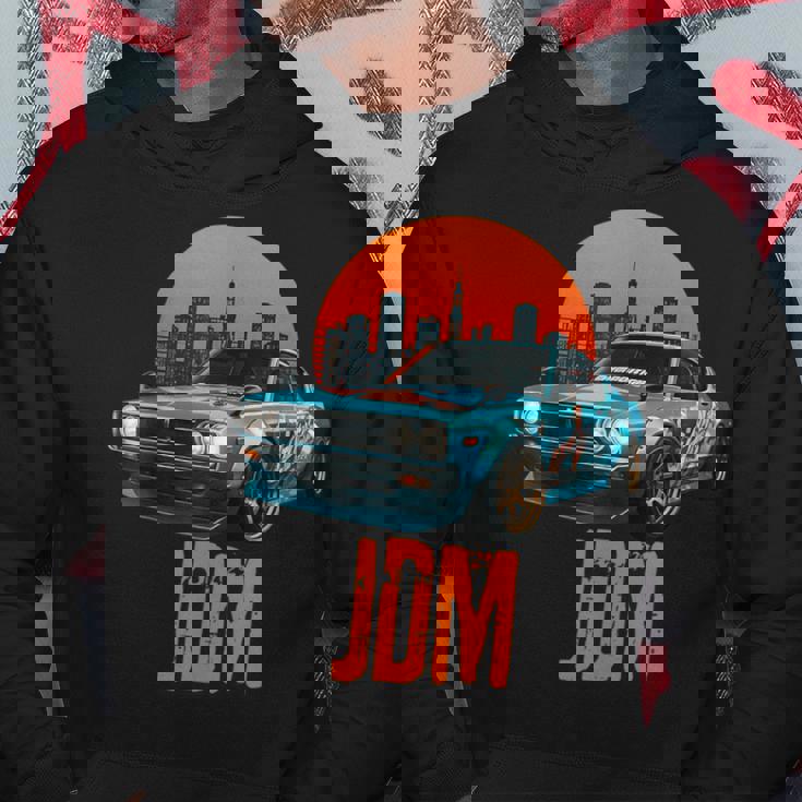 レトロ Jdm 和 ドリフト レーシング チューニング 車 東京 スカイライン パーカー 面白い贈り物