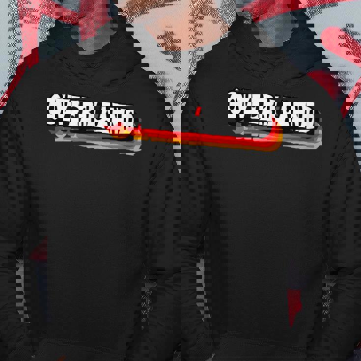 レトロ オーバーランド パーカー 面白い贈り物