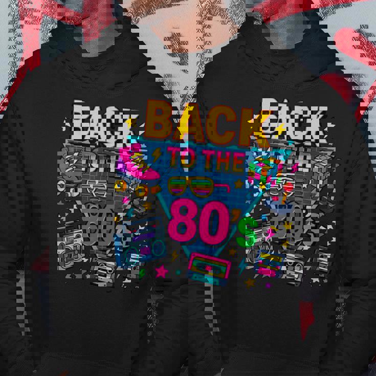 レトロ カセット ラジカセ アーケード ローラースケート バックトゥ 80年代 パーカー 面白い贈り物