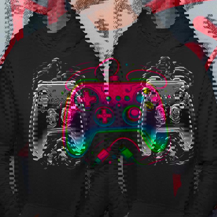 レトロ ゲーミング コントローラー ゲーマー ビデオ ゲーム コントローラー パーカー 面白い贈り物