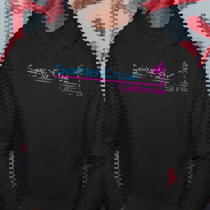 レトロ サンタ クルス カリフォルニア パーカー 面白い贈り物