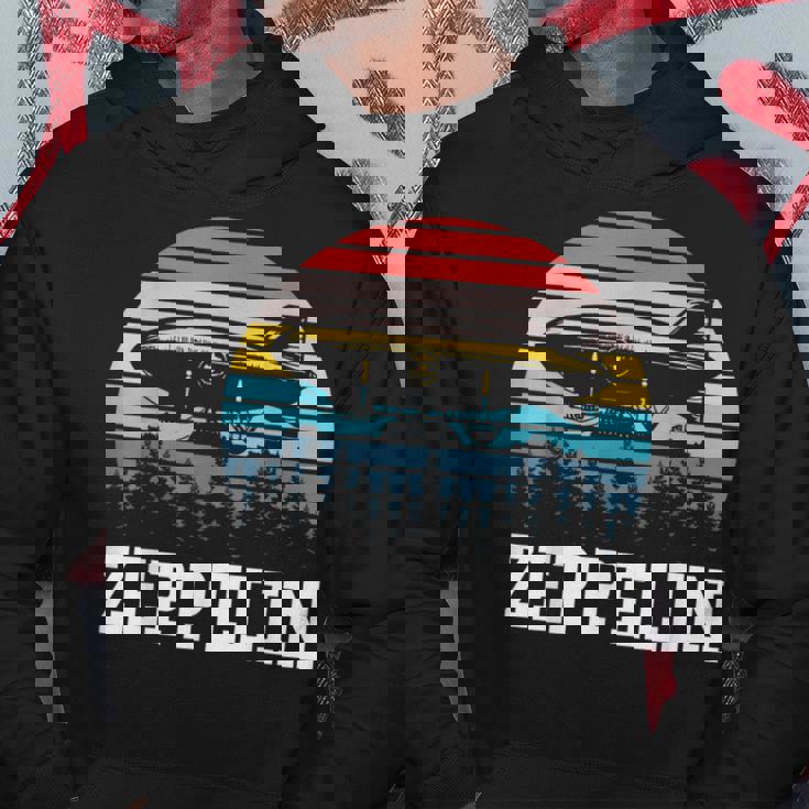 レトロ ツェッペリン 70年代 80年代 飛行船 ツェッペリン ツェップリン パーカー 面白い贈り物