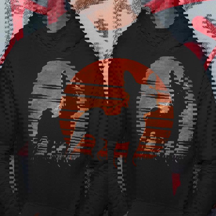 レトロ デザイン フレンチ ブルドッグ パーカー 面白い贈り物