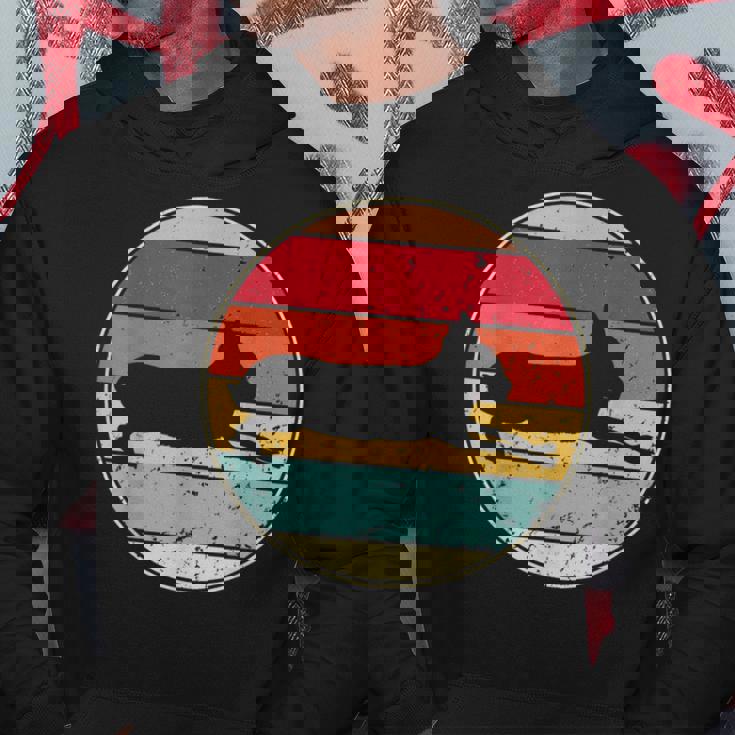 レトロ パタゴニア ヴィンテージ パタゴニアン シルエット 動物 動物園 パーカー 面白い贈り物