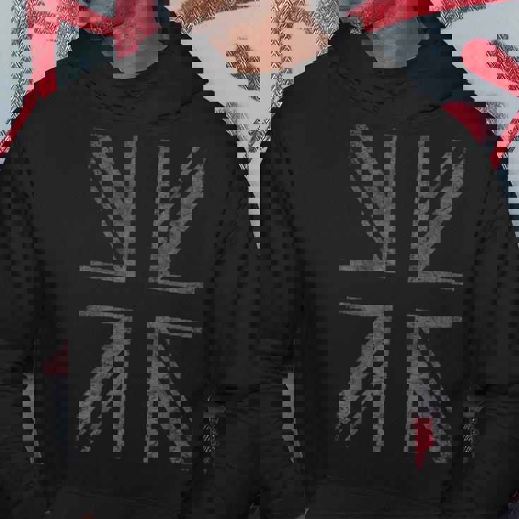 レトロ ブラック ユニオンジャック ヴィンテージ イギリス 国旗 イギリス イギリス パーカー 面白い贈り物