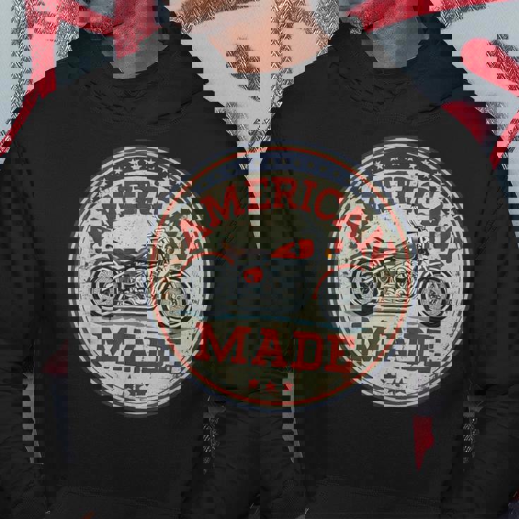 レトロ ヴィンテージ アメリカ製 モーターオイル 車 バイク ガレージ パーカー 面白い贈り物