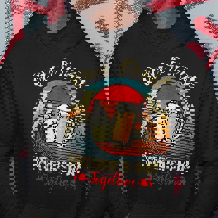 レトロ ヴィンテージ 父の日 初めての父の日 一緒に パーカー 面白い贈り物