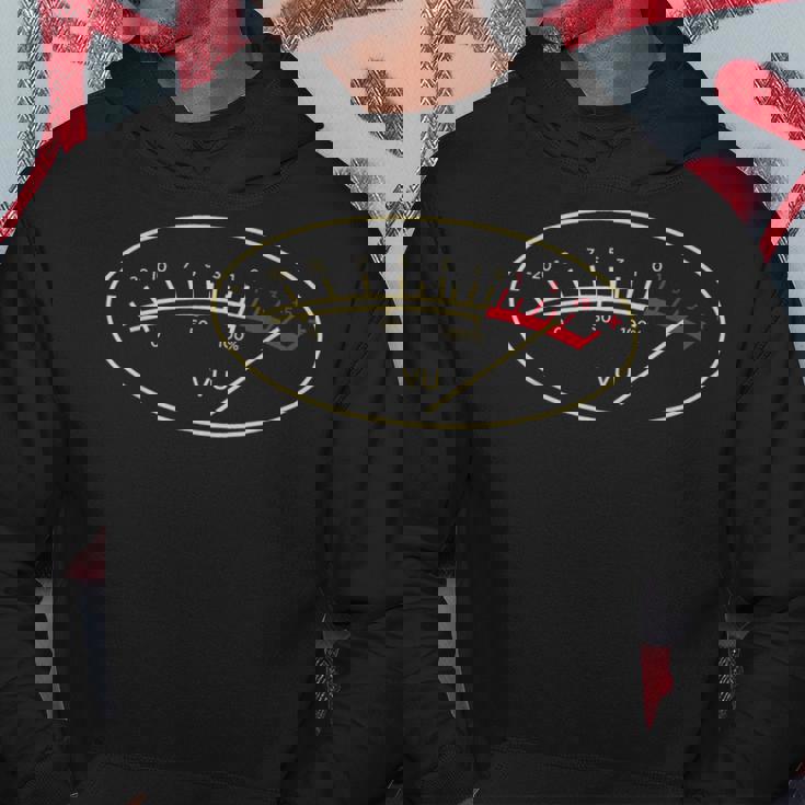 レトロu メーター Hi-Fi ビンテージ ステレオミュージック パーカー 面白い贈り物