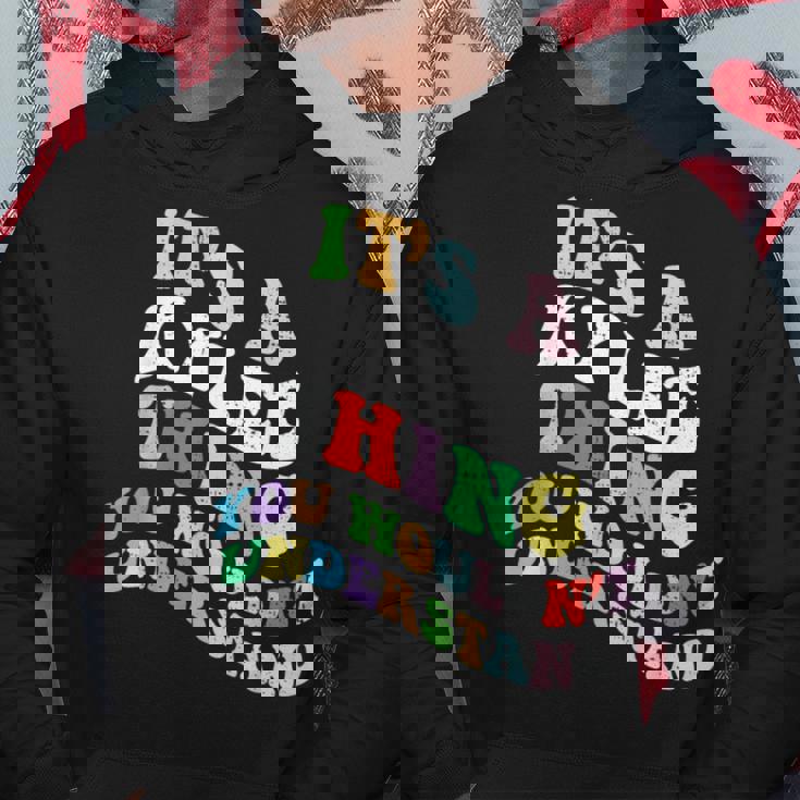 レトロでグルーヴィーなのはカイリーが理解できないもの パーカー 面白い贈り物