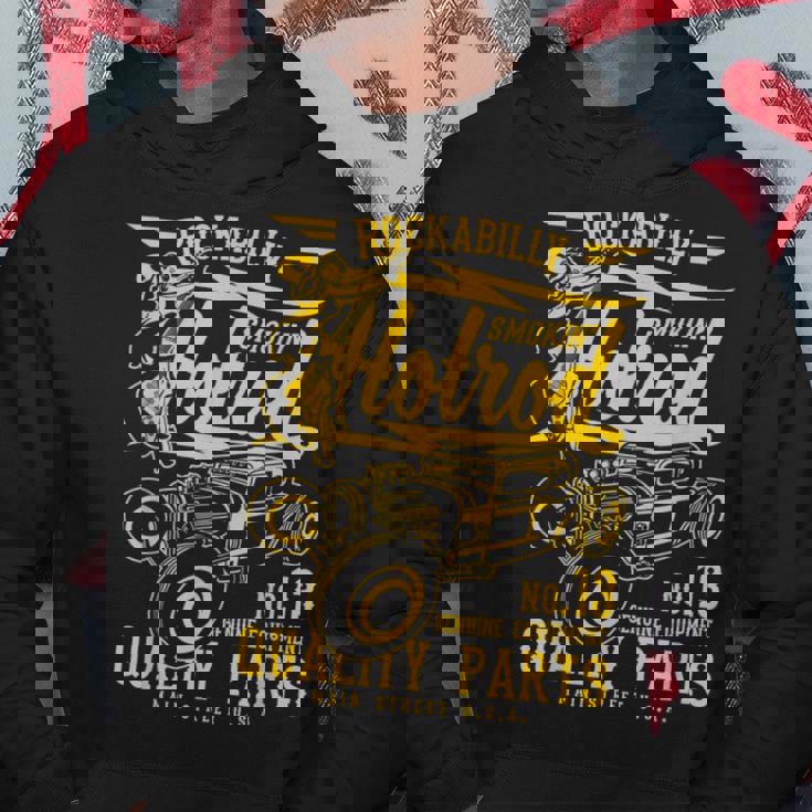 レトロヴィンテージスタイルのホットロッドロカビリーアンティーク調デザイン。 パーカー 面白い贈り物