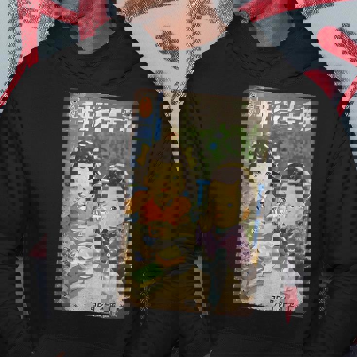 レトロ風和風デザイン パーカー 面白い贈り物