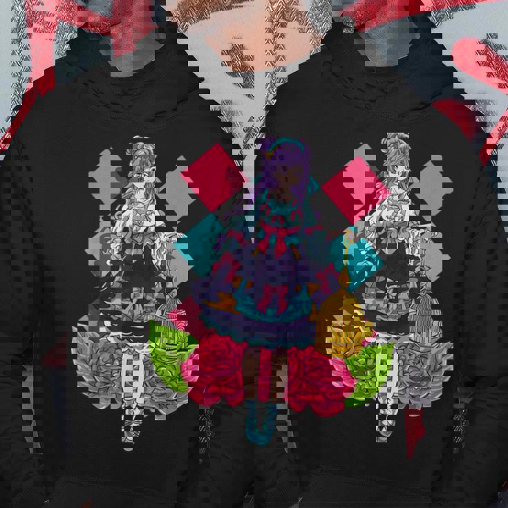 ロリータファッションをテーマにした鳥かごアニメデザイン パーカー 面白い贈り物